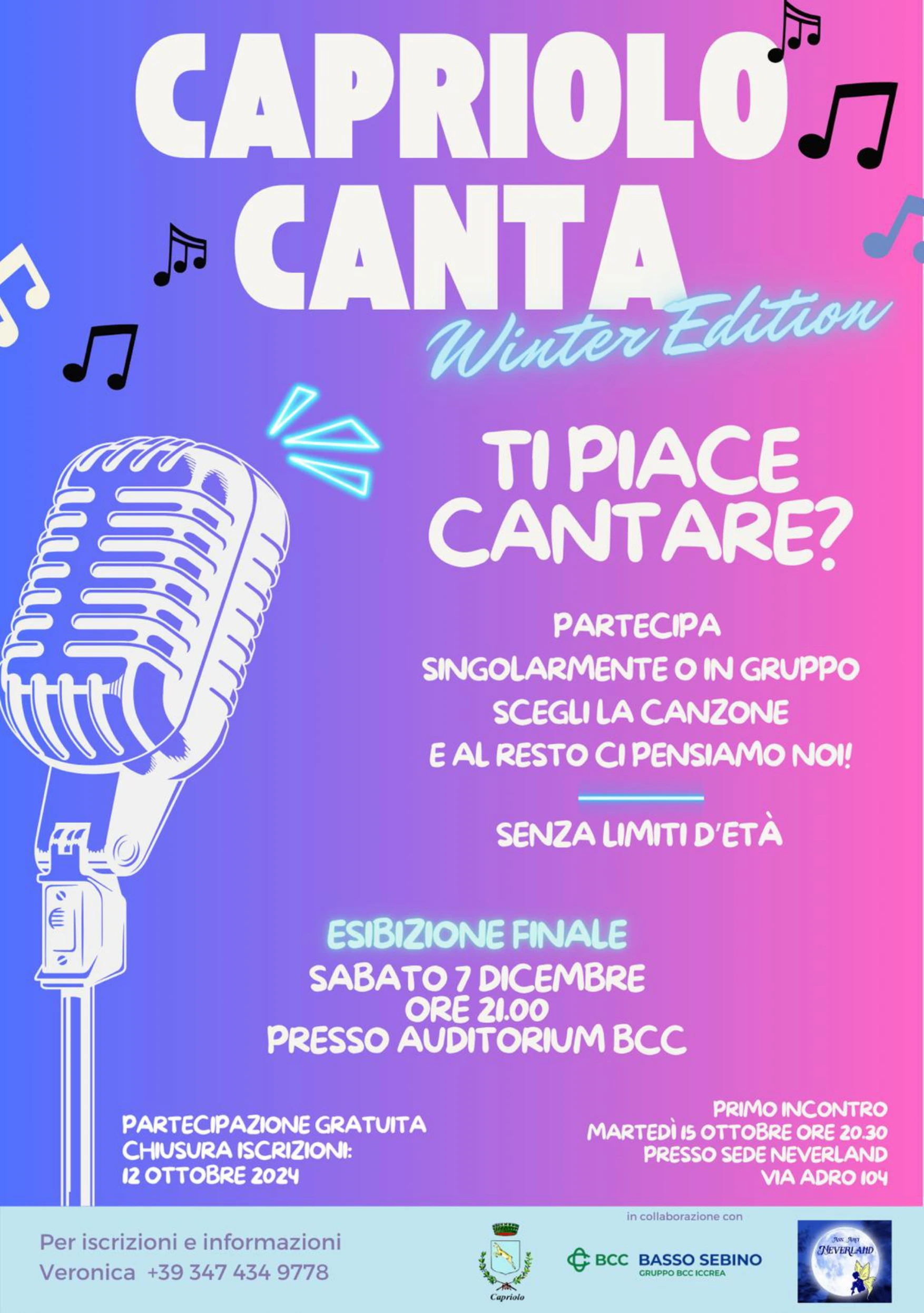 Capriolo Canta Winter Edition - Esibizione Finale